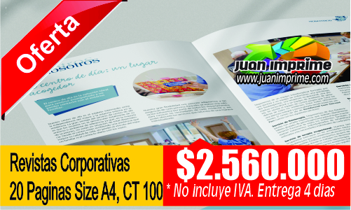 Juanimprime; diseño, maquetacion e impresion de revistas corporativas a nivel nacional